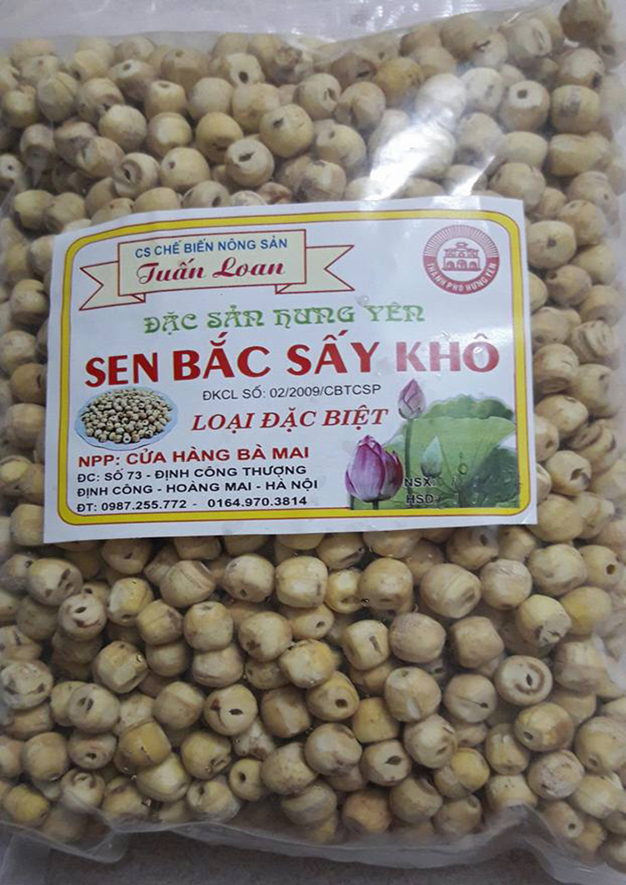 Bán hạt sen khô đặc sản Hưng Yên